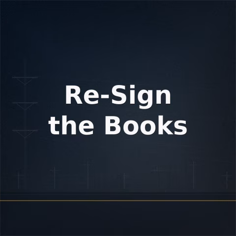 Re-Sign the Books